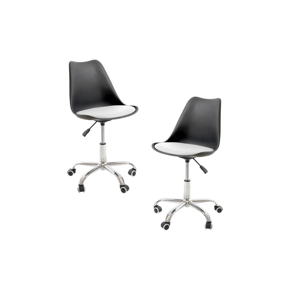 Regalos Miguel - Packs Sillas - Pack 2 Sillas Neo - Negro y Blanco