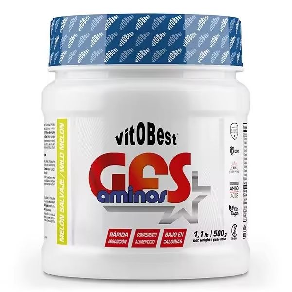Vitobest GFS Aminos 500 gramos - Matriz de Aminoácidos Esenciales de Patrón Maestro - Máxima Utilización Neta de Nitrógeno (99% NNU) - Absorción Ultra-Rápida