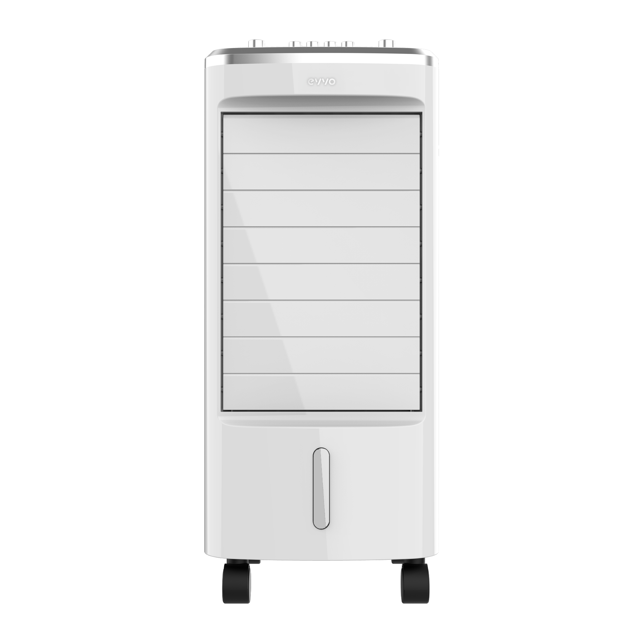EVVO Climatizador Evaporativo CLIMA AC650. Potencia: 65 W, 3,5 L, 3 velocidades  Oscilación automática, Acumuladores de frío