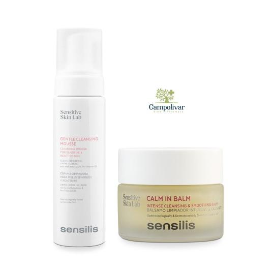 SENSILIS PACK DOBLE LIMPIEZA ESPUMA LIMPIADORA 200 ML + CALM IN BALM 25 ML