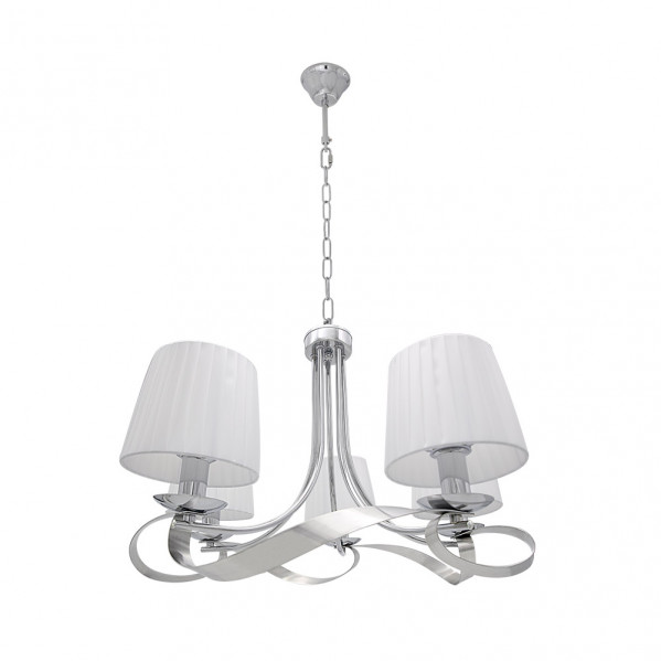 FABRILAMP Lampara de techo con pantallas serie Baeza de 5 luces