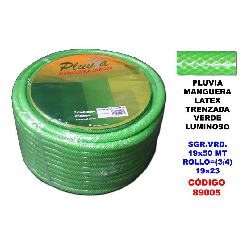 Pluvia manguera verde latex trenzad.sgr.vrd.19x50 ro (3-4) 19x23