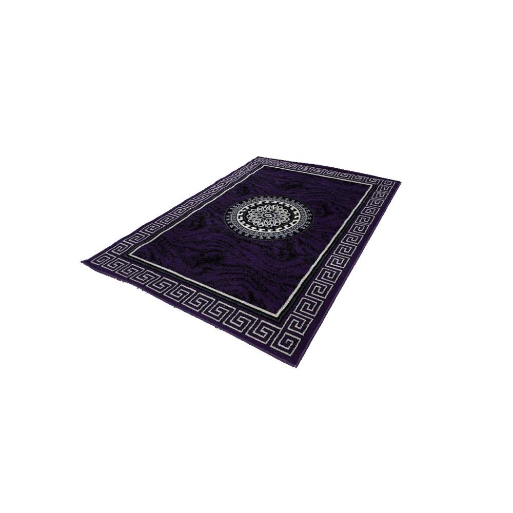 Alfombra de Hogar 100% Polipropileno 190 x 280 cm modelo OLIMPIA (Violeta) - CREVICOSTA QUALITY MARK MARCAS DE CALIDAD