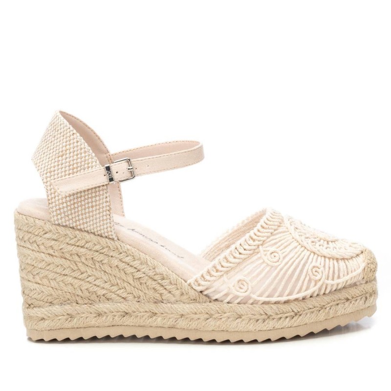 Alpargatas de mujer XTI 143845 01 VALENCIANA CORREA MACRAME HIELO 38818 26V
