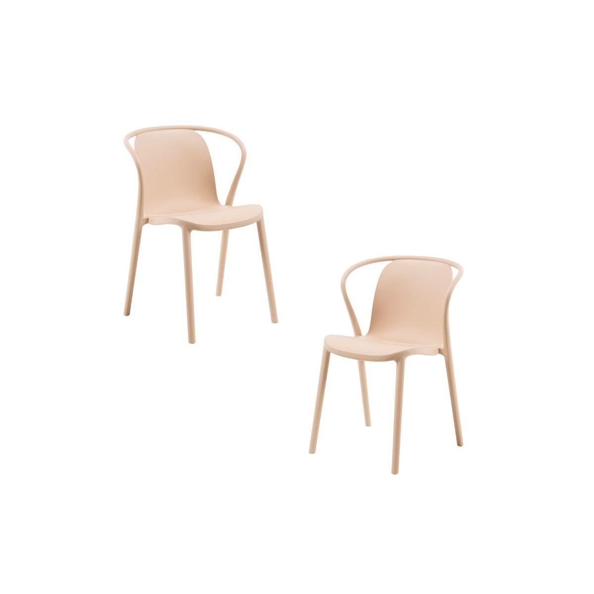 Regalos Miguel - Packs Sillas Jardín - Pack 2 Sillas Zotli - Beige