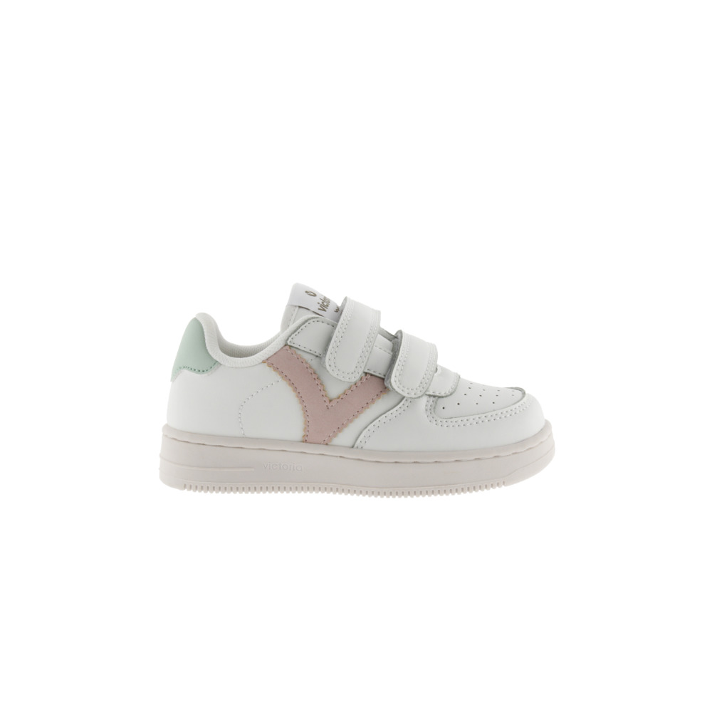 Victoria Tiempo Zapatillas de efecto piel con piezas de color y tiras adherentes 1124104
