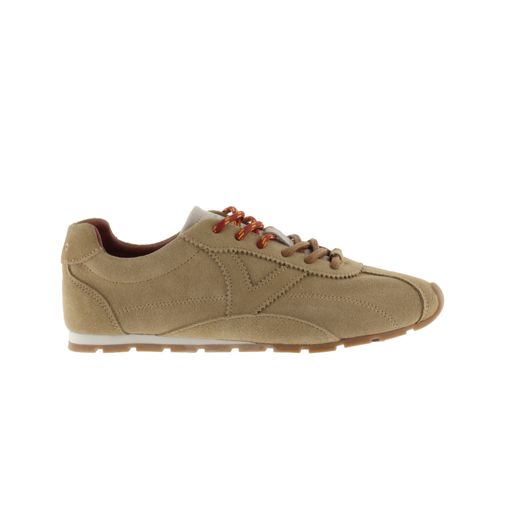 Victoria Aster Zapatillas de serraje con pespuntes marcados y doble cordón 1159100