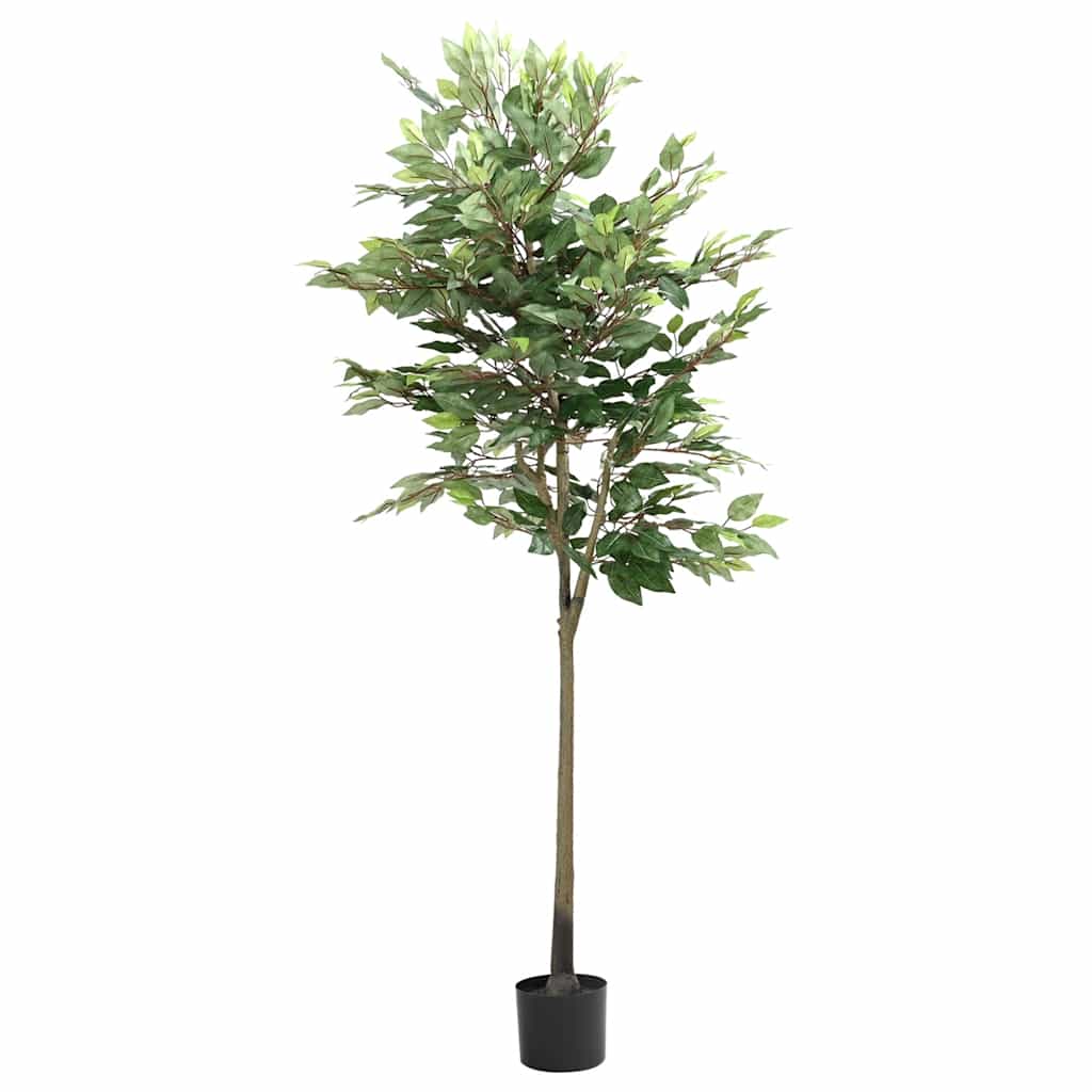 vidaXL Árbol ficus artificial con hojas verde en dimensiones 170 cm/130 cm