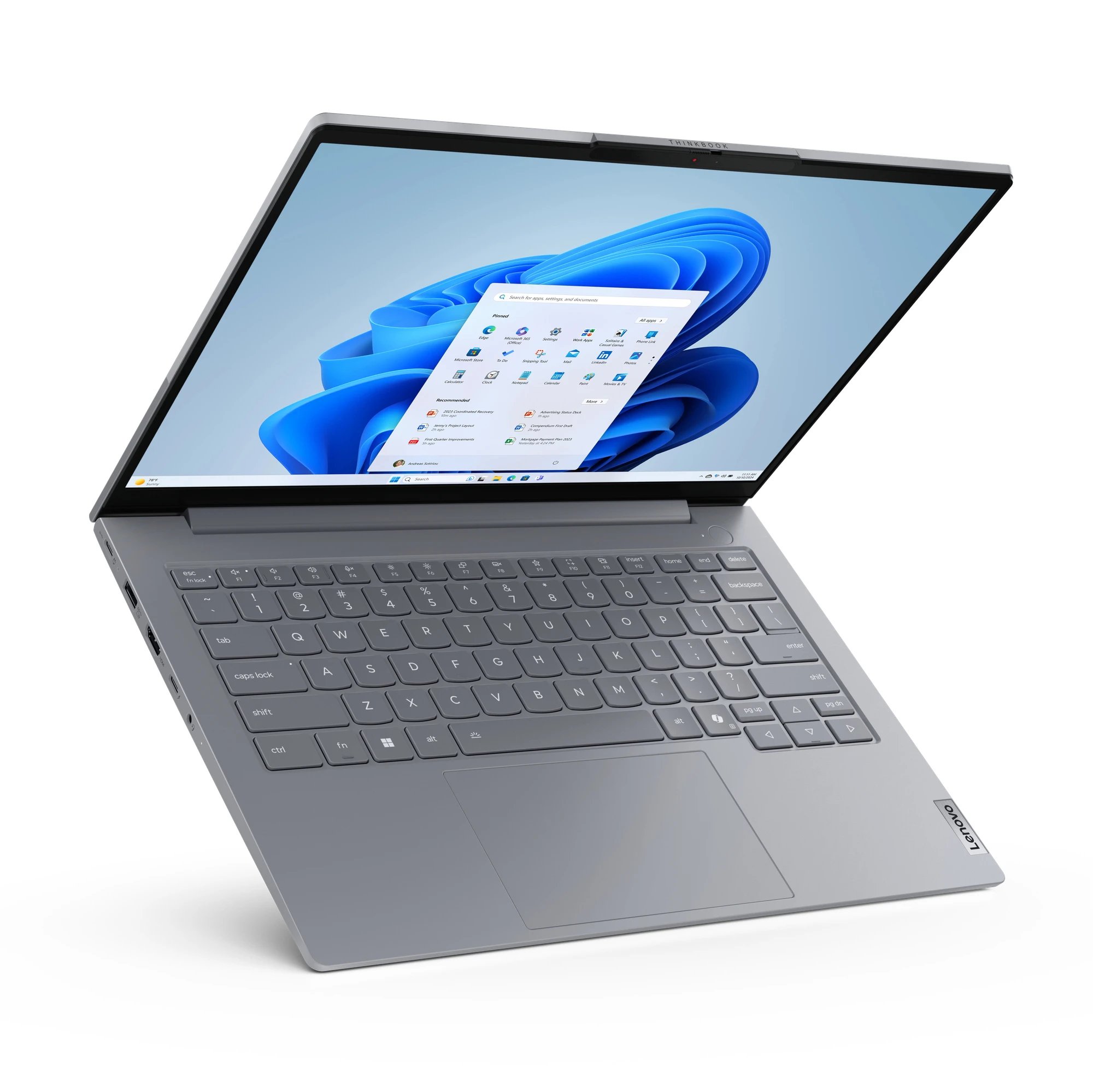 Pc portátil Intel® Core™ Ultra 5 15,6" Windows 11 Lenovo PT2101018 Ram 16 GB Disco 512 Gb  | SSD, Gris