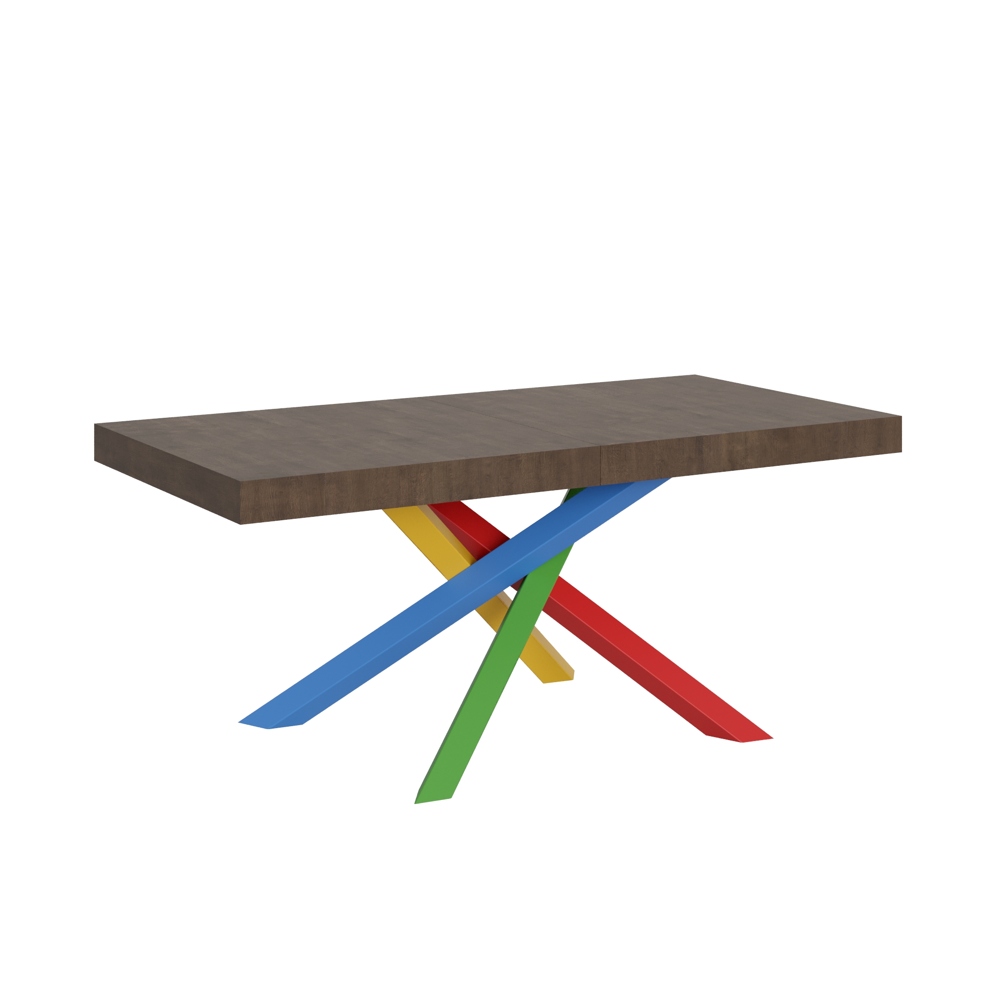 Mesa extensible 90x180/284 cm Volantis Noce estructura 4/B - Itamoby