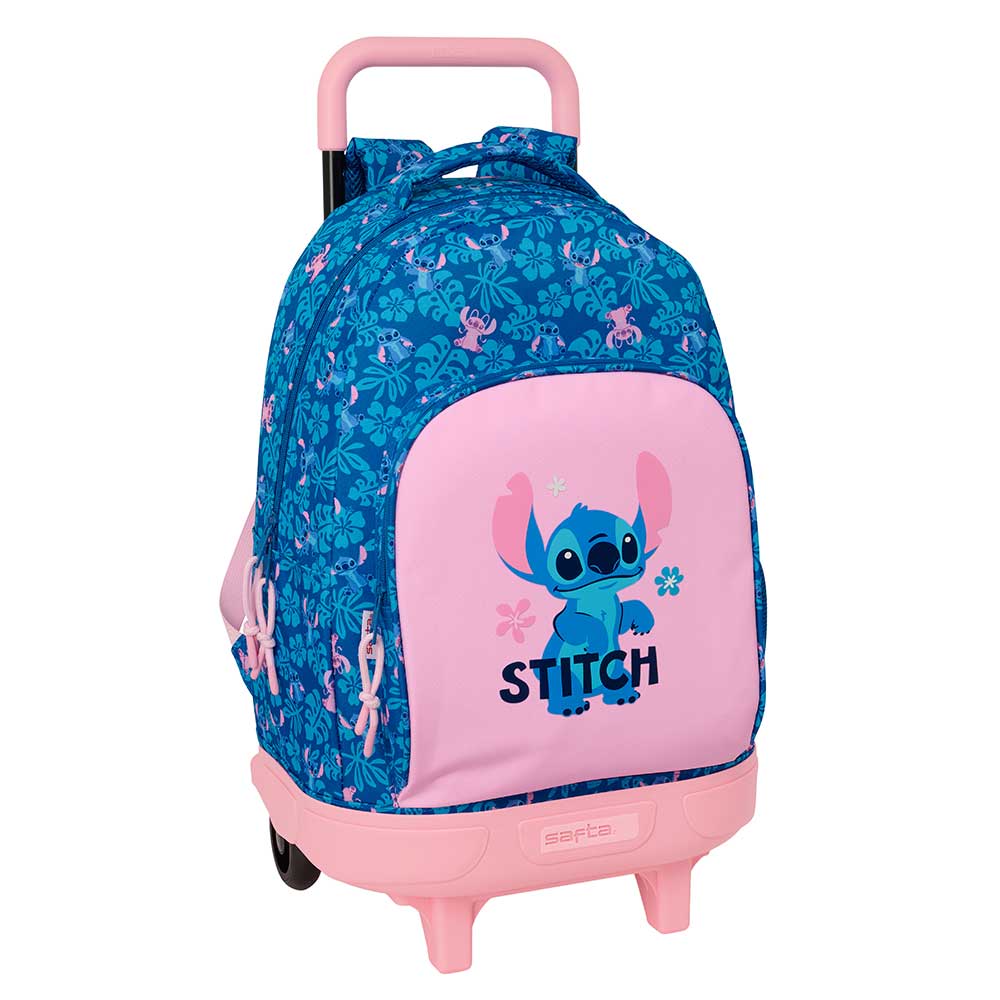 MOCHILA GDE. C/RUEDAS COMPACT EXTRAIBLE STITCH "LIO"