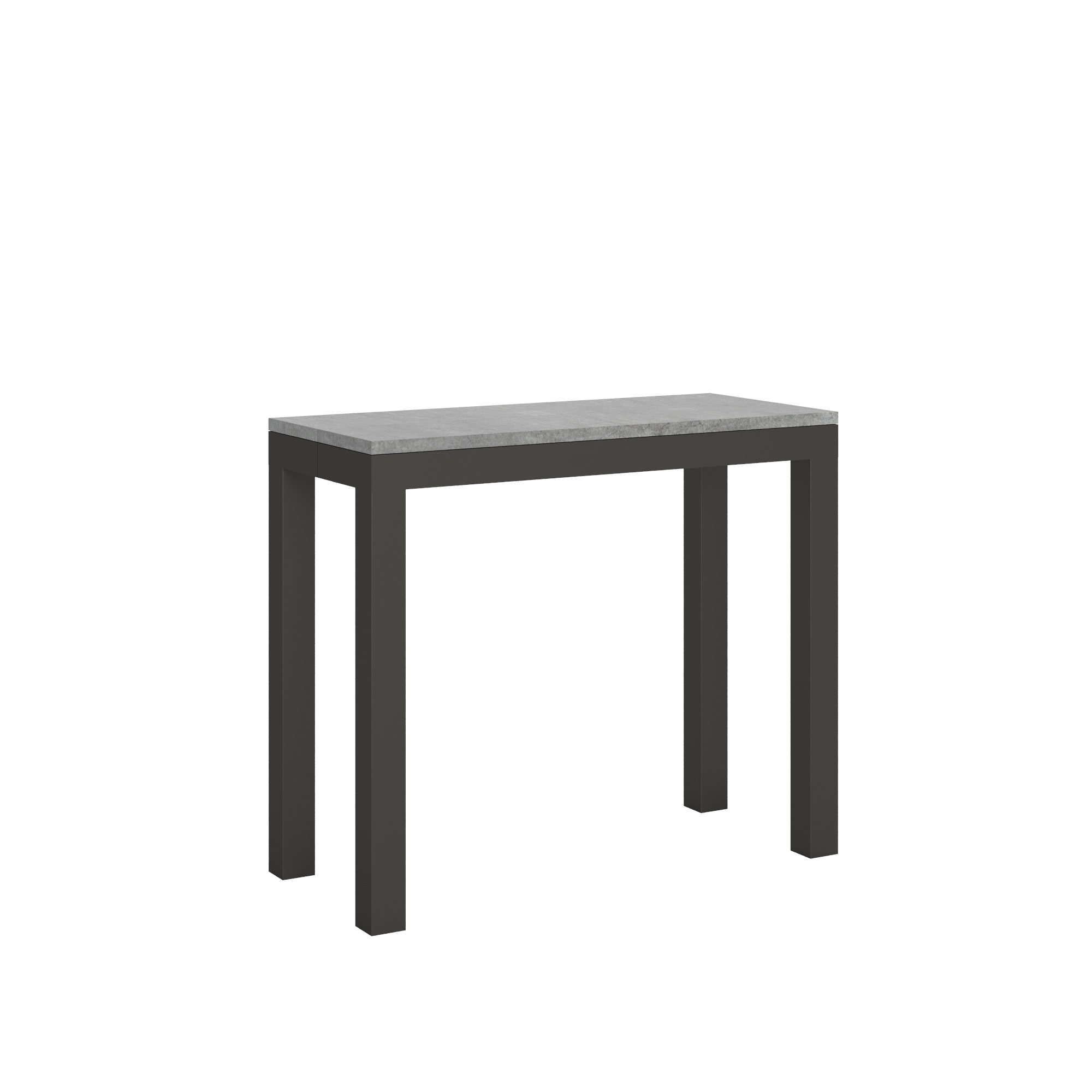 Consola extensible 90x40/300 cm Everyday Evolution Estructura de cemento Antracita - Itamoby