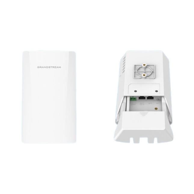 Grandstream gwn7605clr punto de acceso wi-fi compacto para exteriores, 2x2 wi-fi 5, 2x gbe, entrada de 1224v dc, poe, ip66
