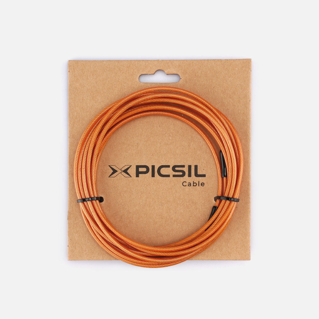 Cable de Repuesto para Comba de Saltar Cross Training, Cable de Acero con Recubrimiento de PVC, Longitud 3m, Grosor 2,5mm, Compatible con Otras Marcas