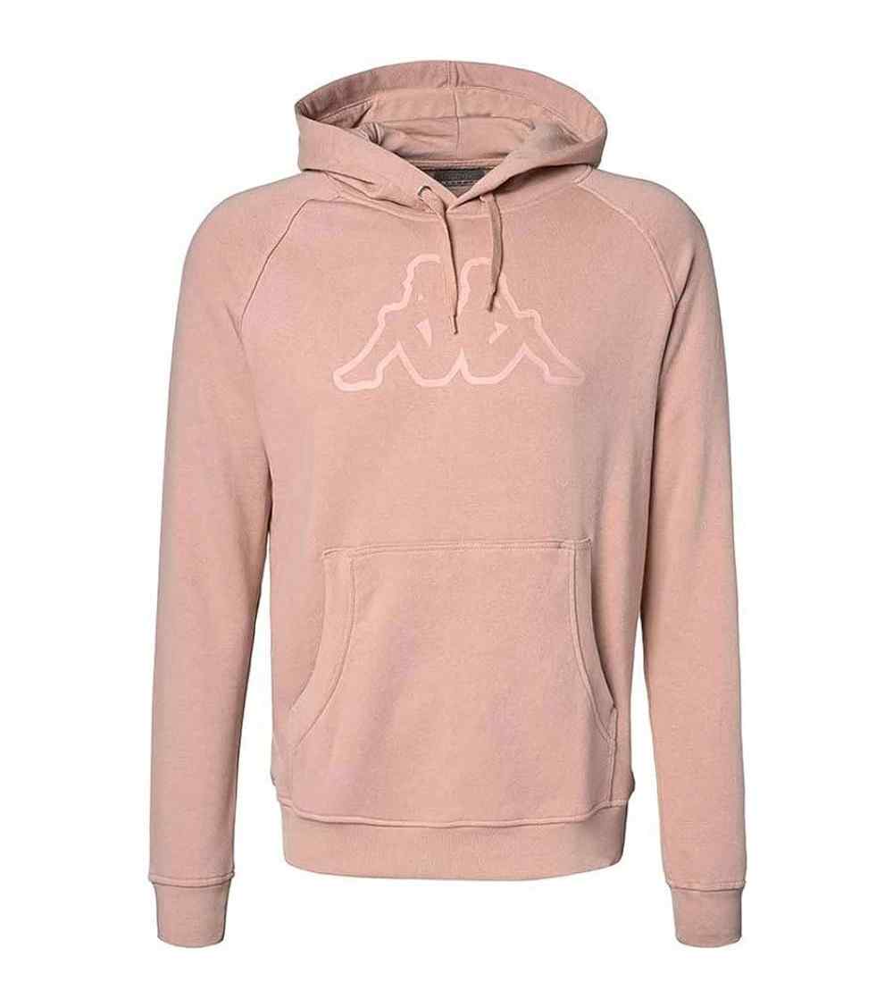 Sudadera Kappa Logo Zaiver Man Pink Misty 303wep0 A0s Talla Adulto - S