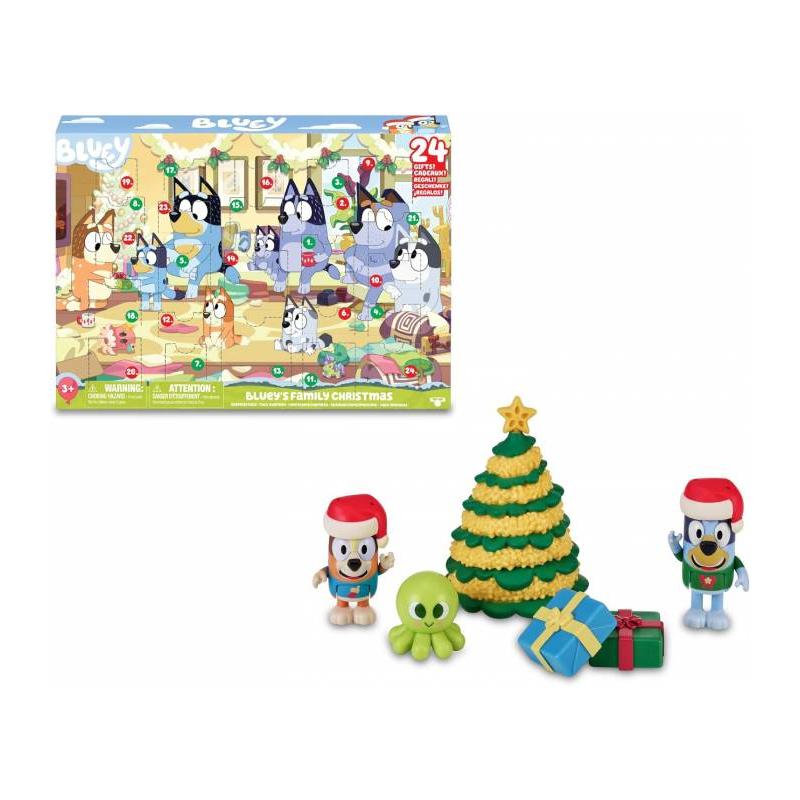 CALENDARIO DE ADVIENTO BLUEY DE FAMOSA - Juego Divertido - Cuenta Atrás - Navidad - Colección