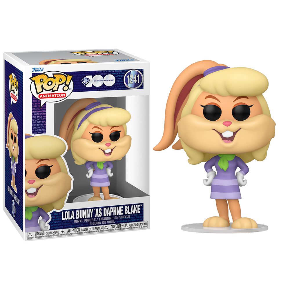 Funko Pop! Warner Bros 100 Aniv. - Lola Bunny disfrazada de Daphne Blake, 69426, Nº1241