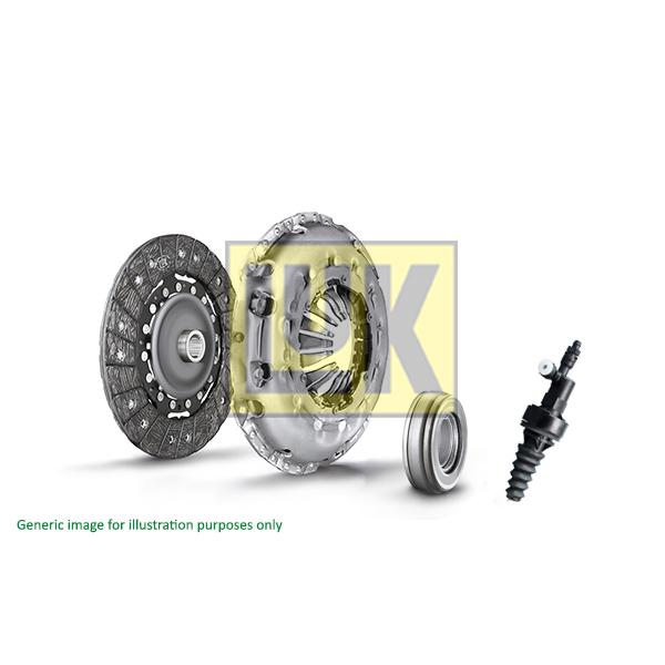 LÜK Luk Kit de Embrague 620 3268 21 para Coche - Alto Rendimiento