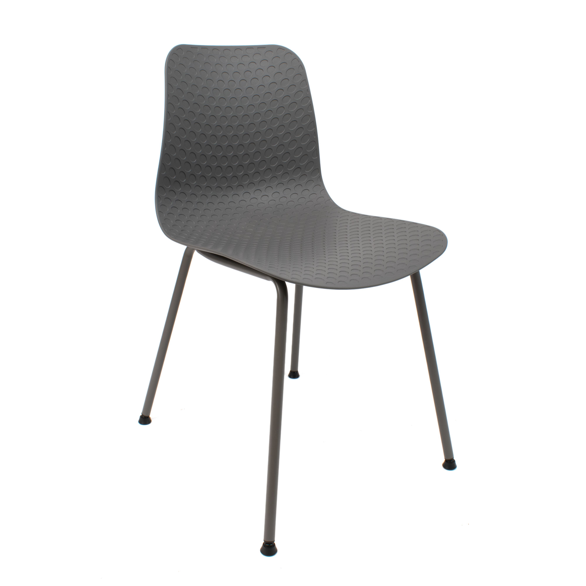 The Secret Home - Pack de 1 Silla de Comedor de Diseño Moderno - Pvc/metal - Ideal Salón