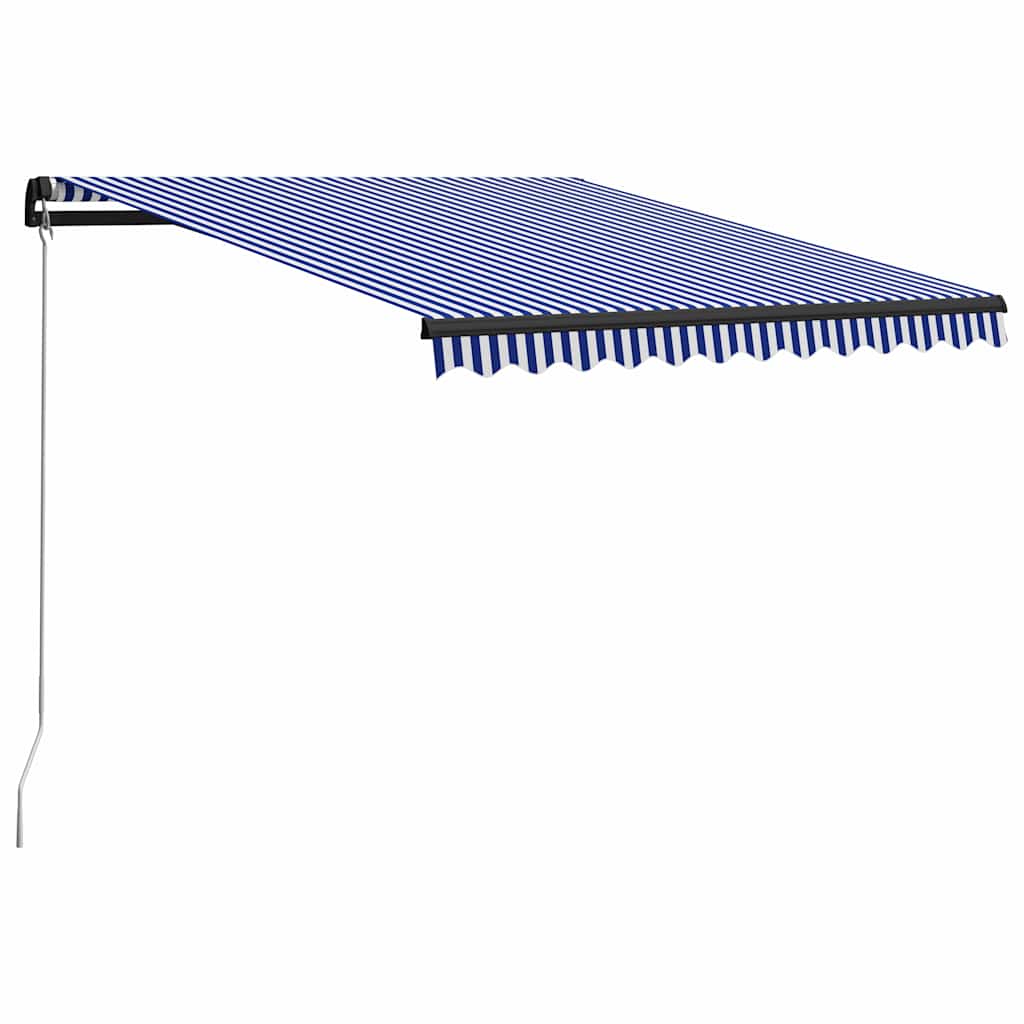 vidaXL Toldo Retráctil Poliéster y Acero 350 x 250 cm Multicolor