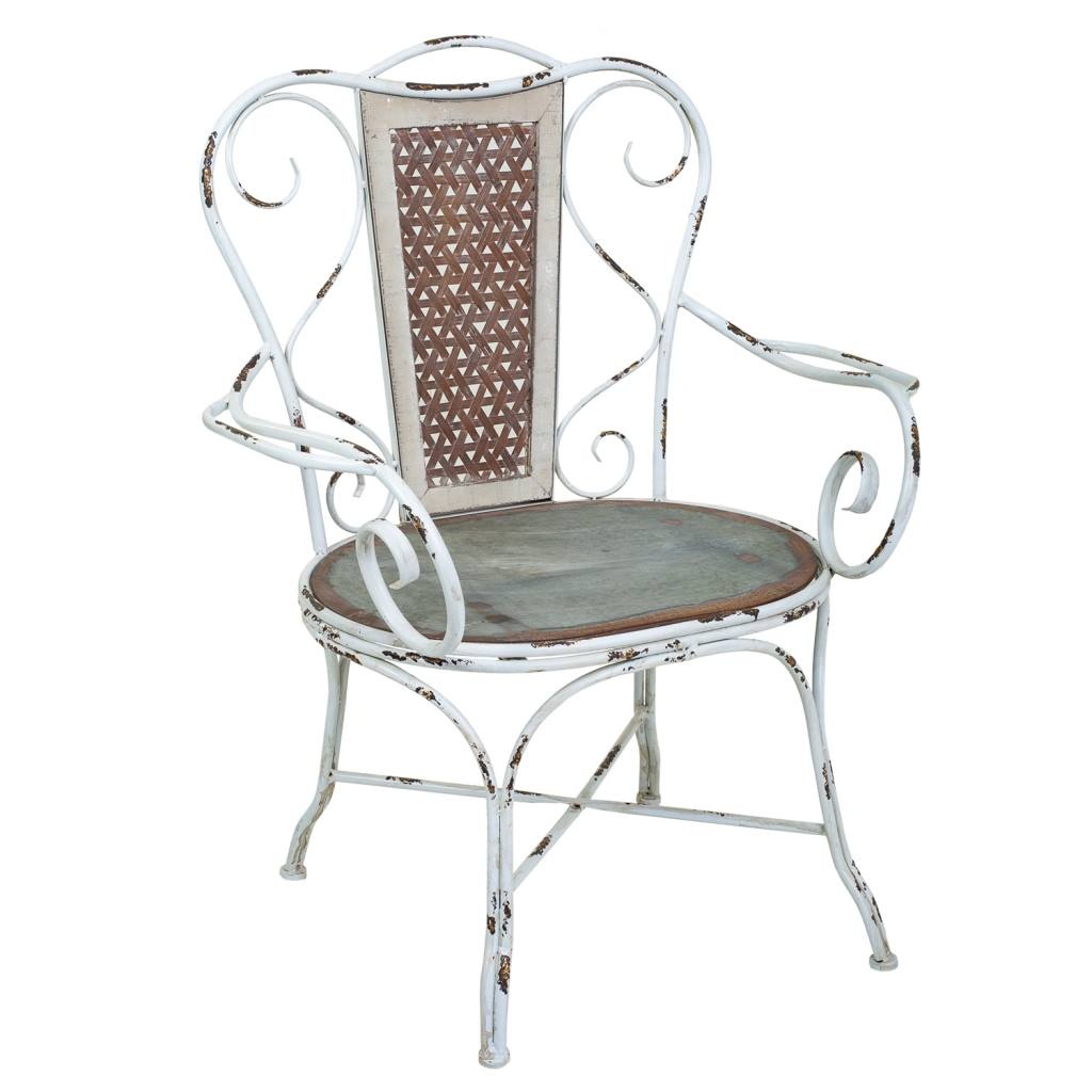 Wonderlust Deco - Sillón de metal 75.5x59x95h cm Gris 75.5x95x59h cm