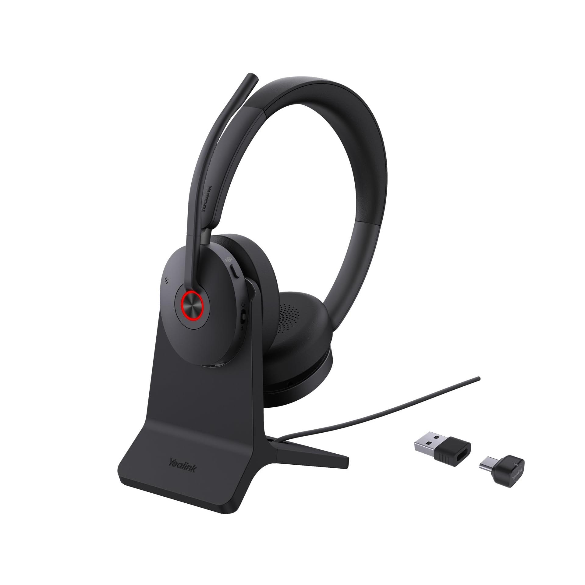 Yealink bluetooth headset bh74 with stand teams usb-c/a