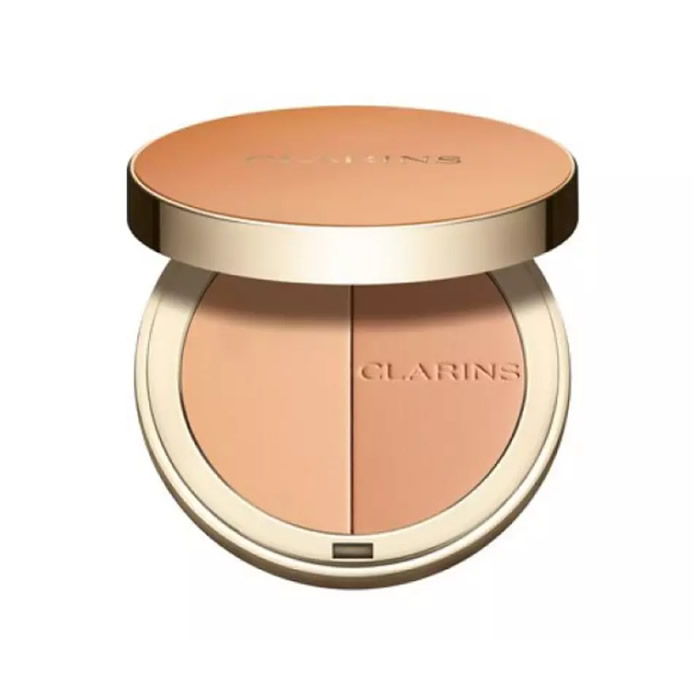 Clarins Ever Bronze Duo Poudre Bronzante 01 Polvos Compactos Bronceadores Larga Duración 10 Gr