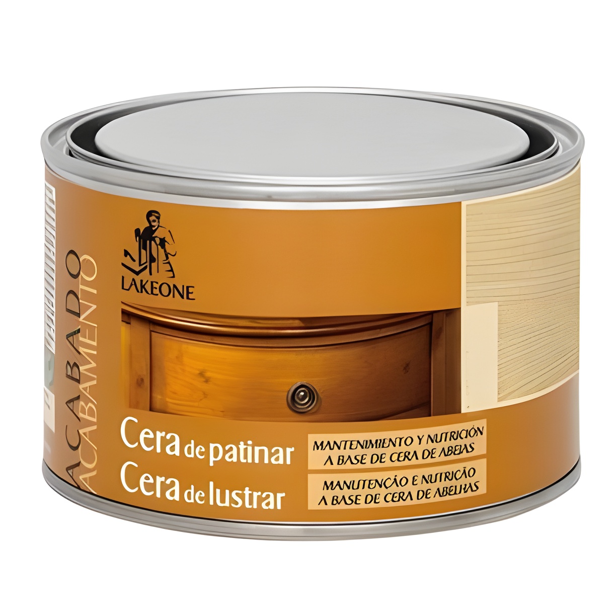 Lakeone - Cera de Patinar para Muebles con Pigmentos Naturales y Resistente a los Rayos UV