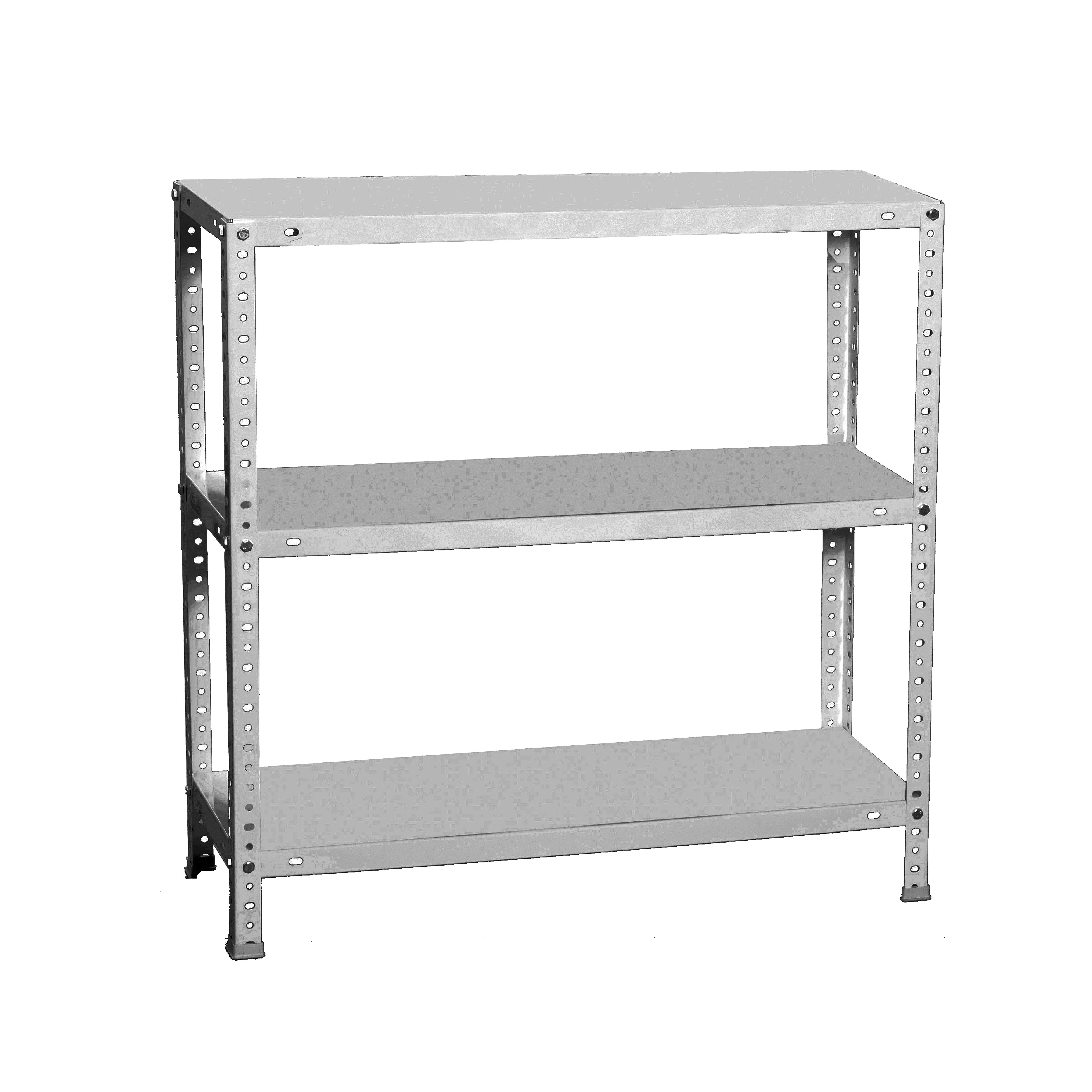 SimonRack Estanteria Metalica Almacenaje de Acero, 900x900x300 mm, 3 Baldas, Soporta 75 kg de Punto Flexión por balda, Galvanizado - Simon Classic