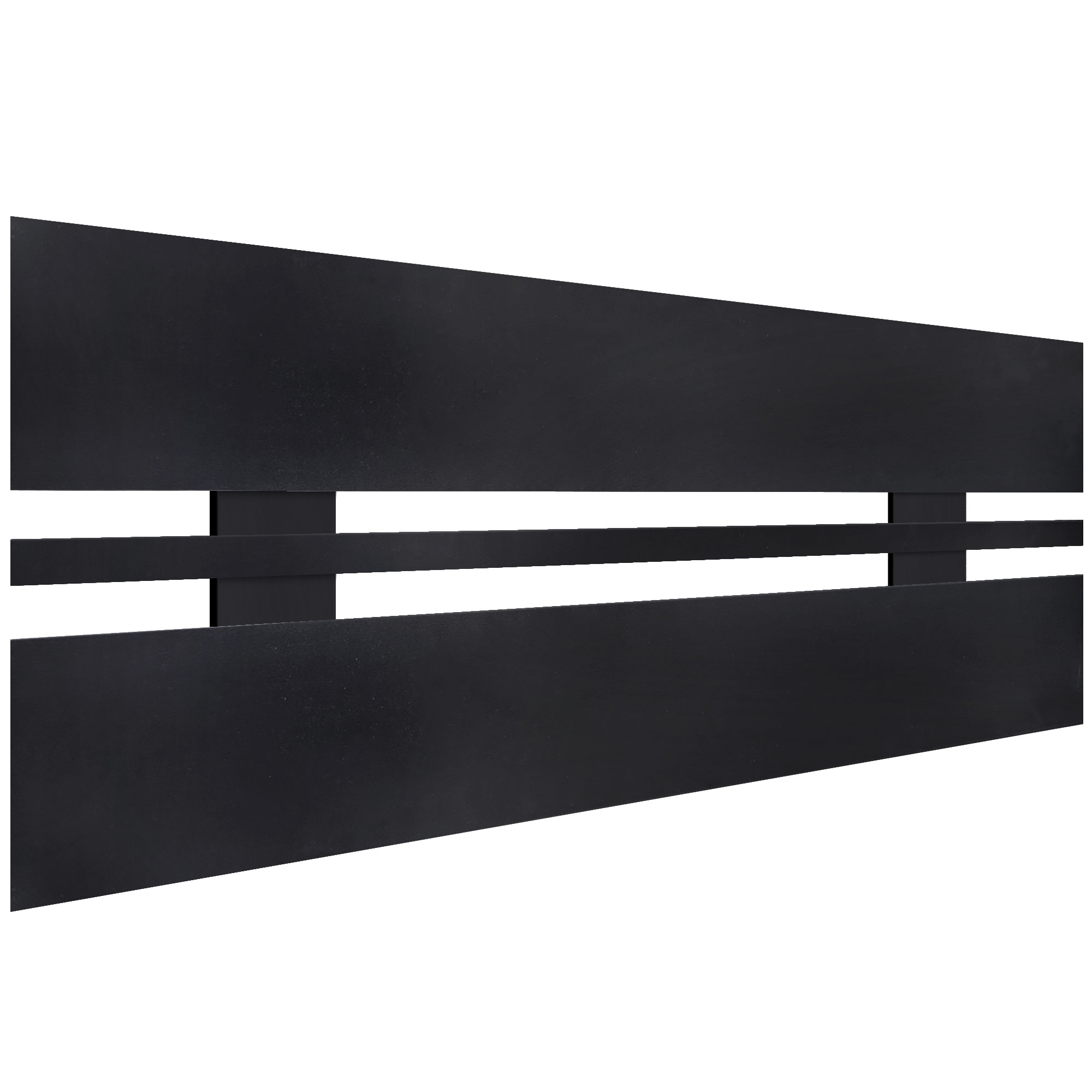 DHOME Cabecero de Madera reciclada DM Horizontal Ancho Cama Palets Herrajes incluidos Listo para colgar