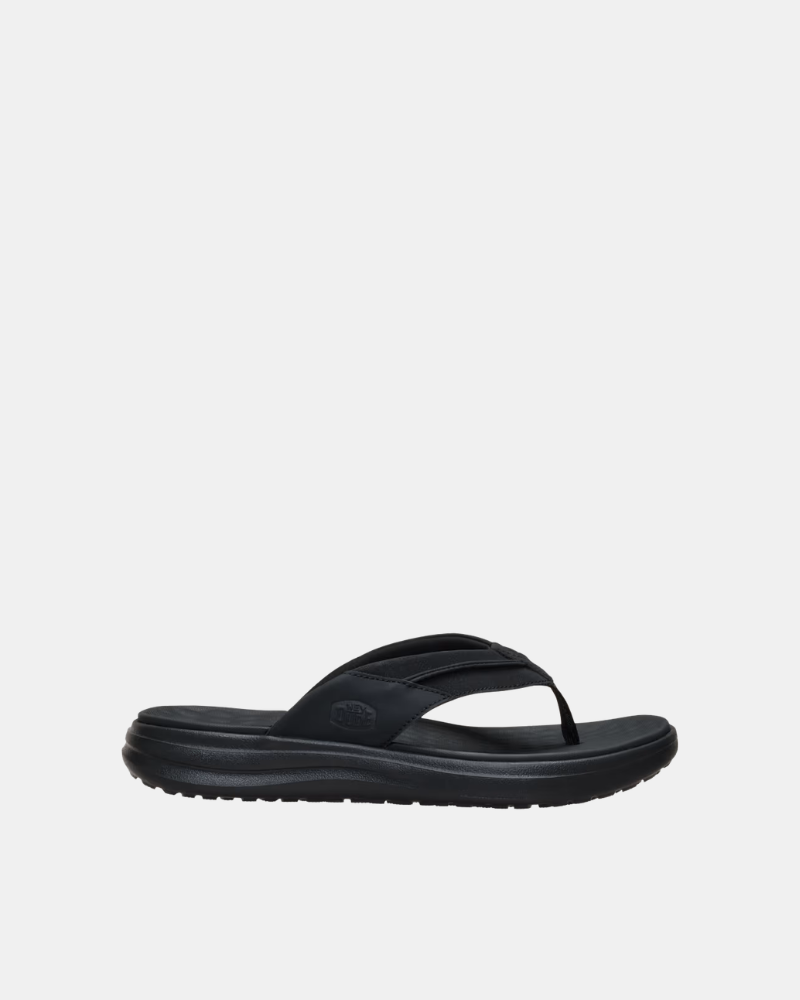 HEY DUDE 44442 FINN FLIP Sandalias Chancletas Hombre Negro