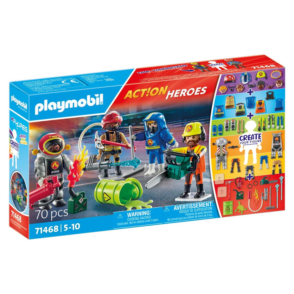 Figuras de bomberos Playmobil Action (71468)