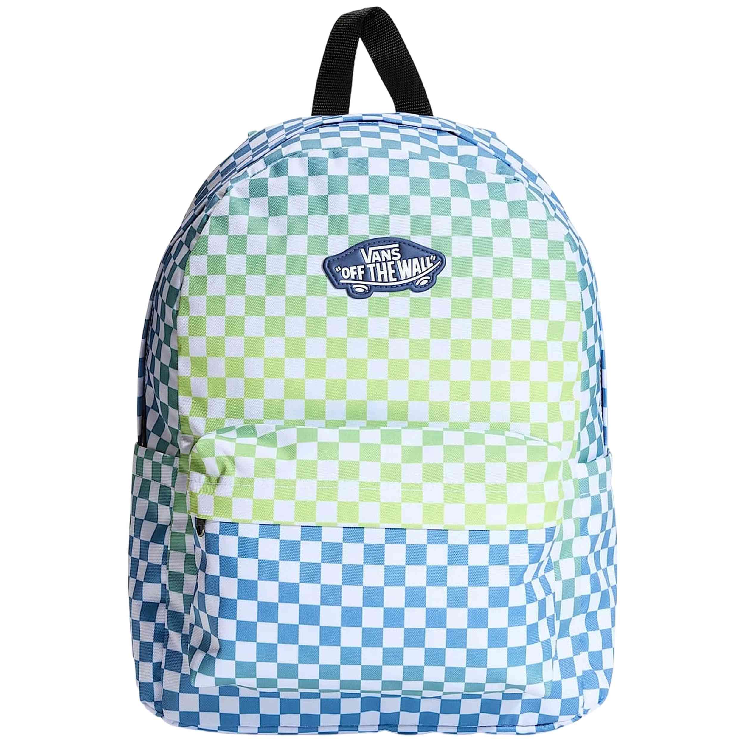 Complementos Vans modelo Old Skool Grom Check Backpack en color Azul