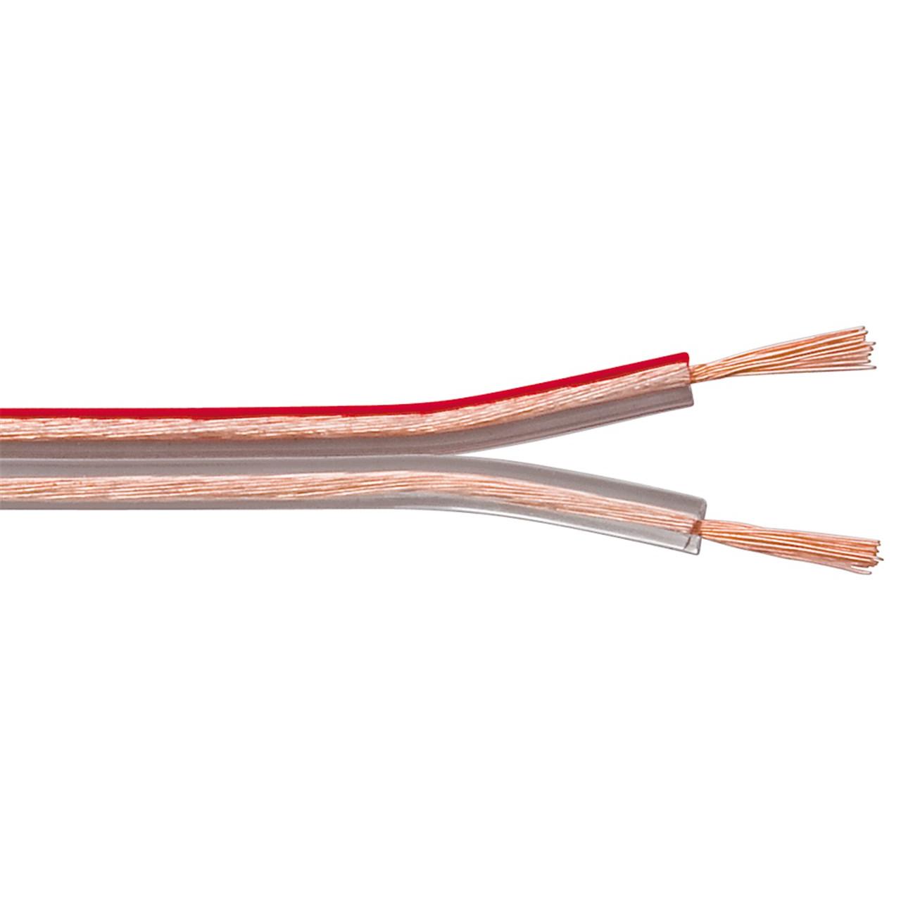 Goobay LSK 2x1.5 - 25m cable de audio Transparente