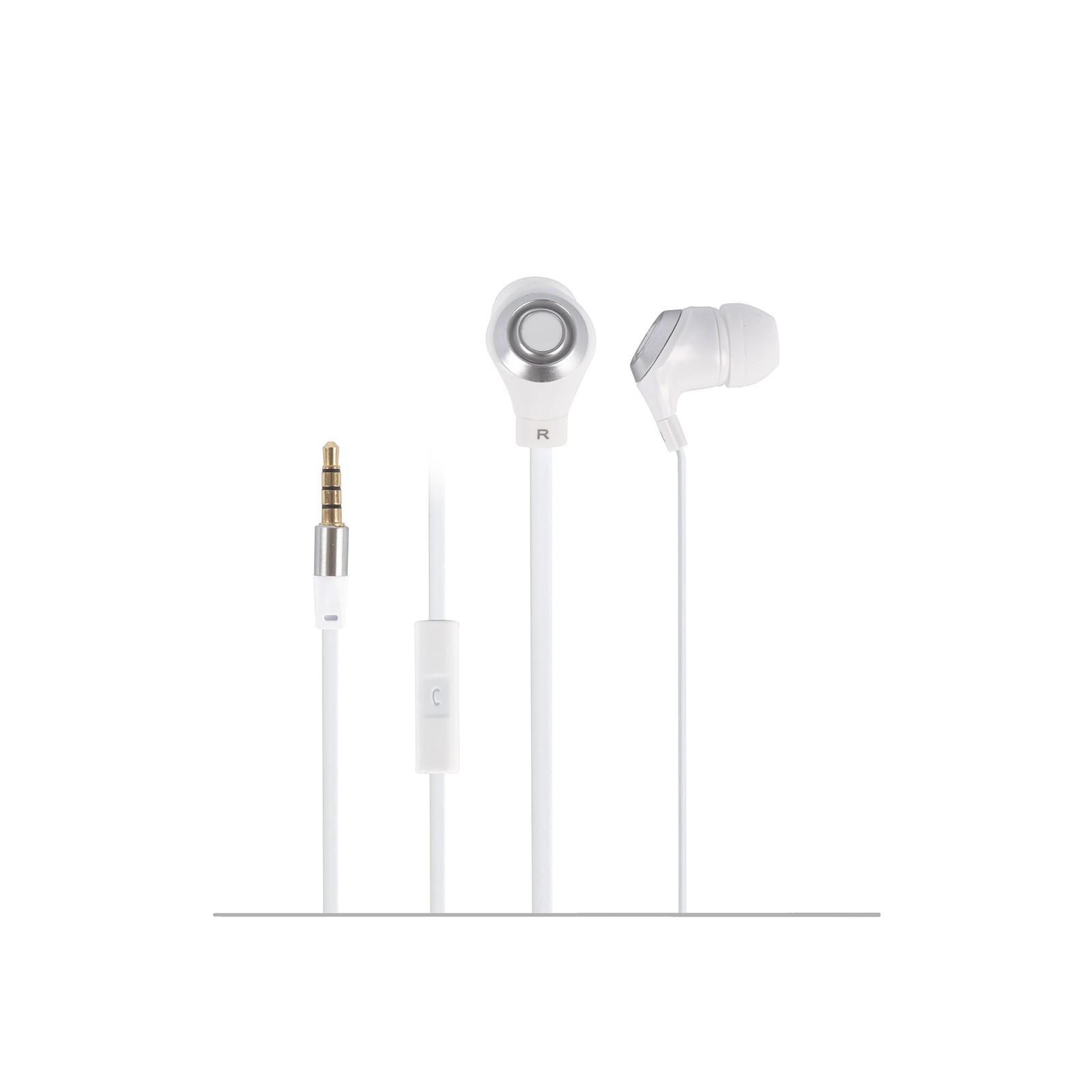 Fonestar Auriculares con Micrófono para Smartphone Blancos
