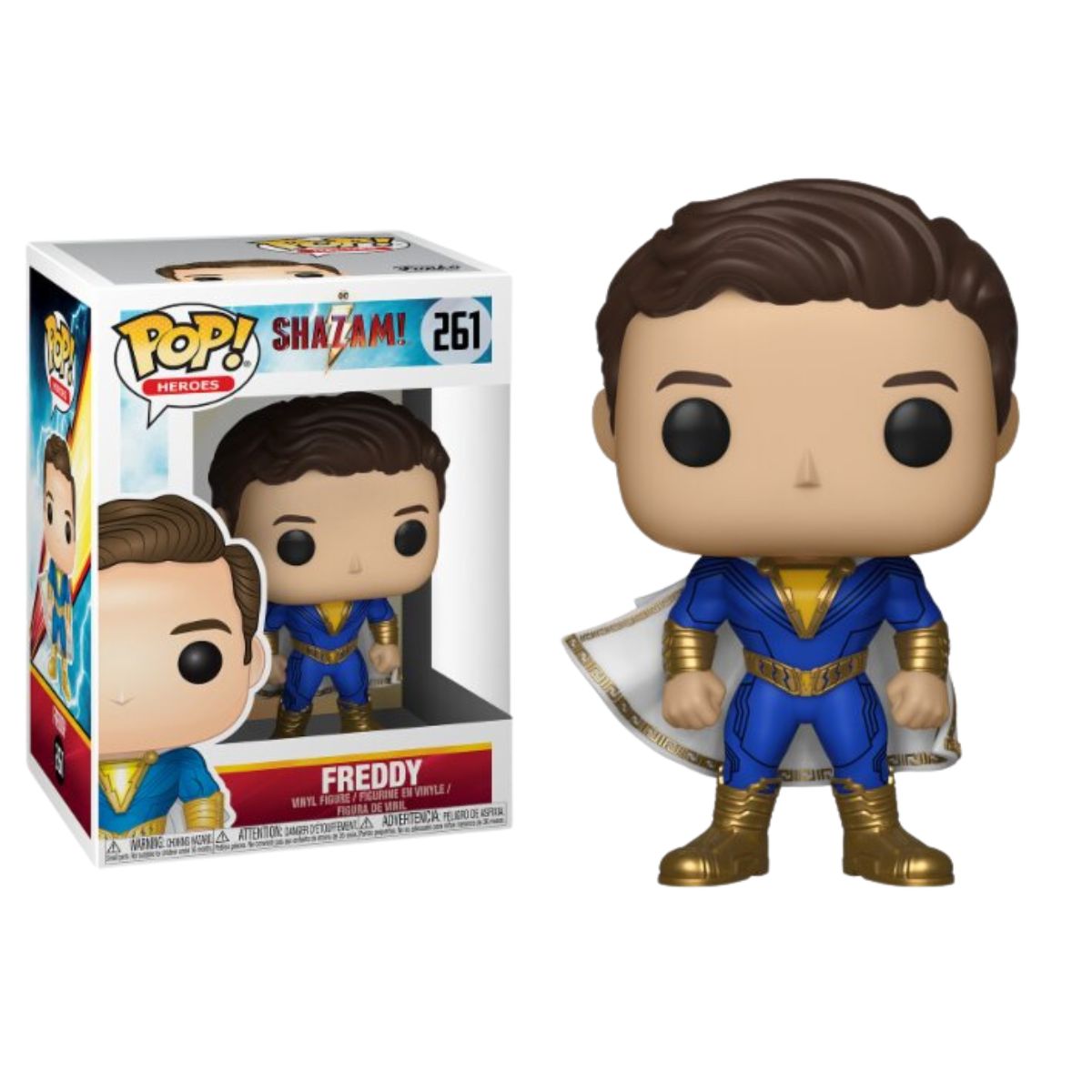 FUNKO POP! ¡SHAZAM! - FREDDY, 36809, Nº261, PRODUCTO CON LICENCIA OFICIAL