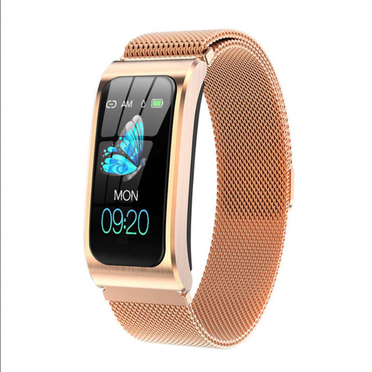 Reloj Inteligente Pulsera Milanesa Android Plata