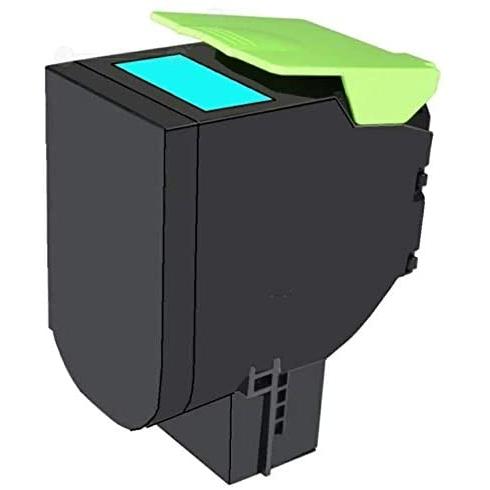 Lexmark 70C2XCE - Tóner, Capacidad 4000 páginas, Color Cian