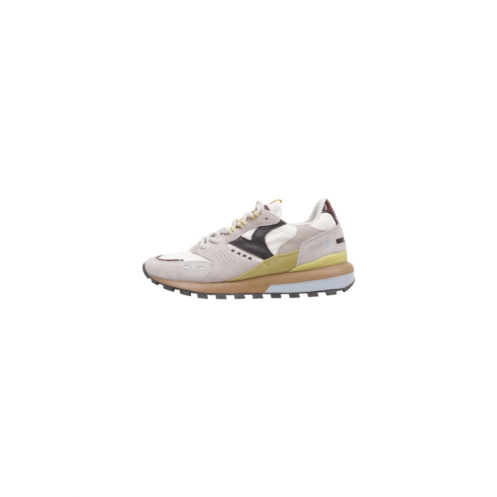 victoria LUNA NYLON & SERRAJE Deportivas Planas Mujer Beige