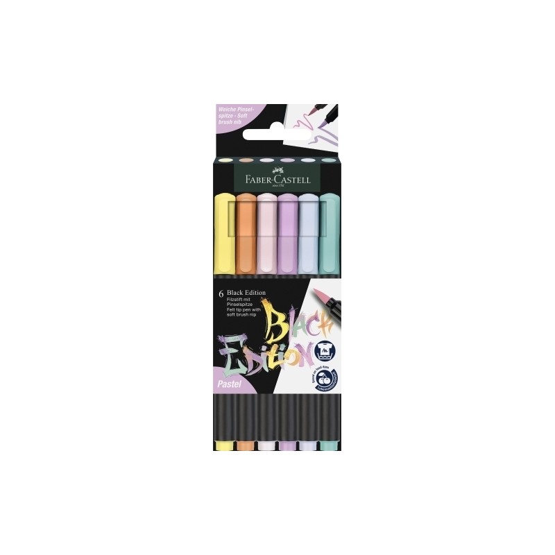 Faber-Castell - 116453 rotulador Colores surtidos 6 pieza(s) 116453