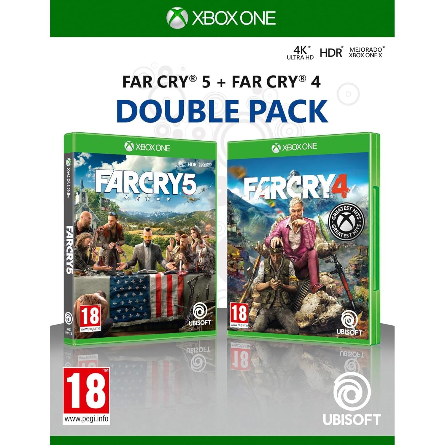 Far Cry 5 + Far Cry 4 - Double Pack Juego para Consola Microsoft XBOX One [PAL ESPAÑA]