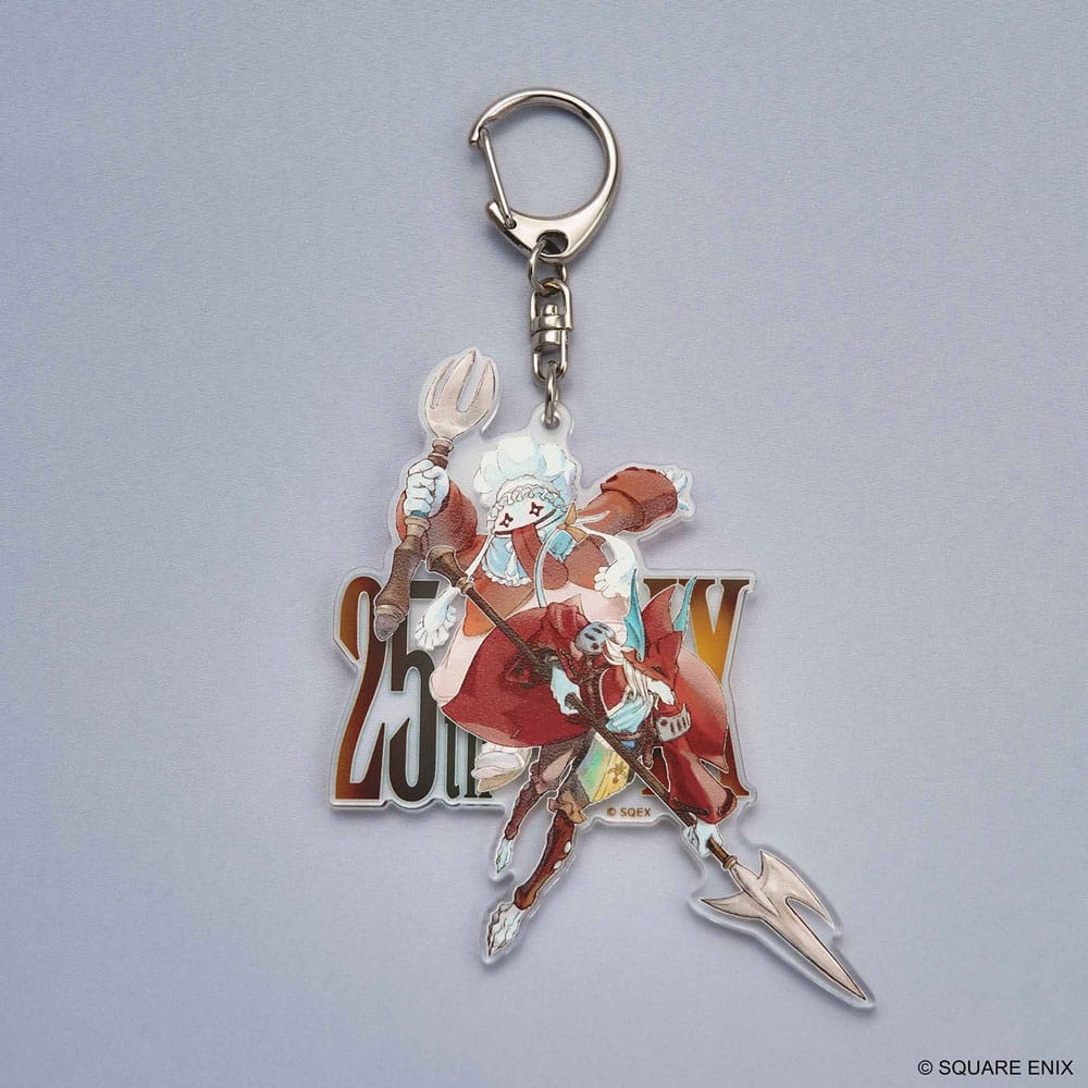 Final fantasy ix llavero acrílico 25th anniversary quina y freija