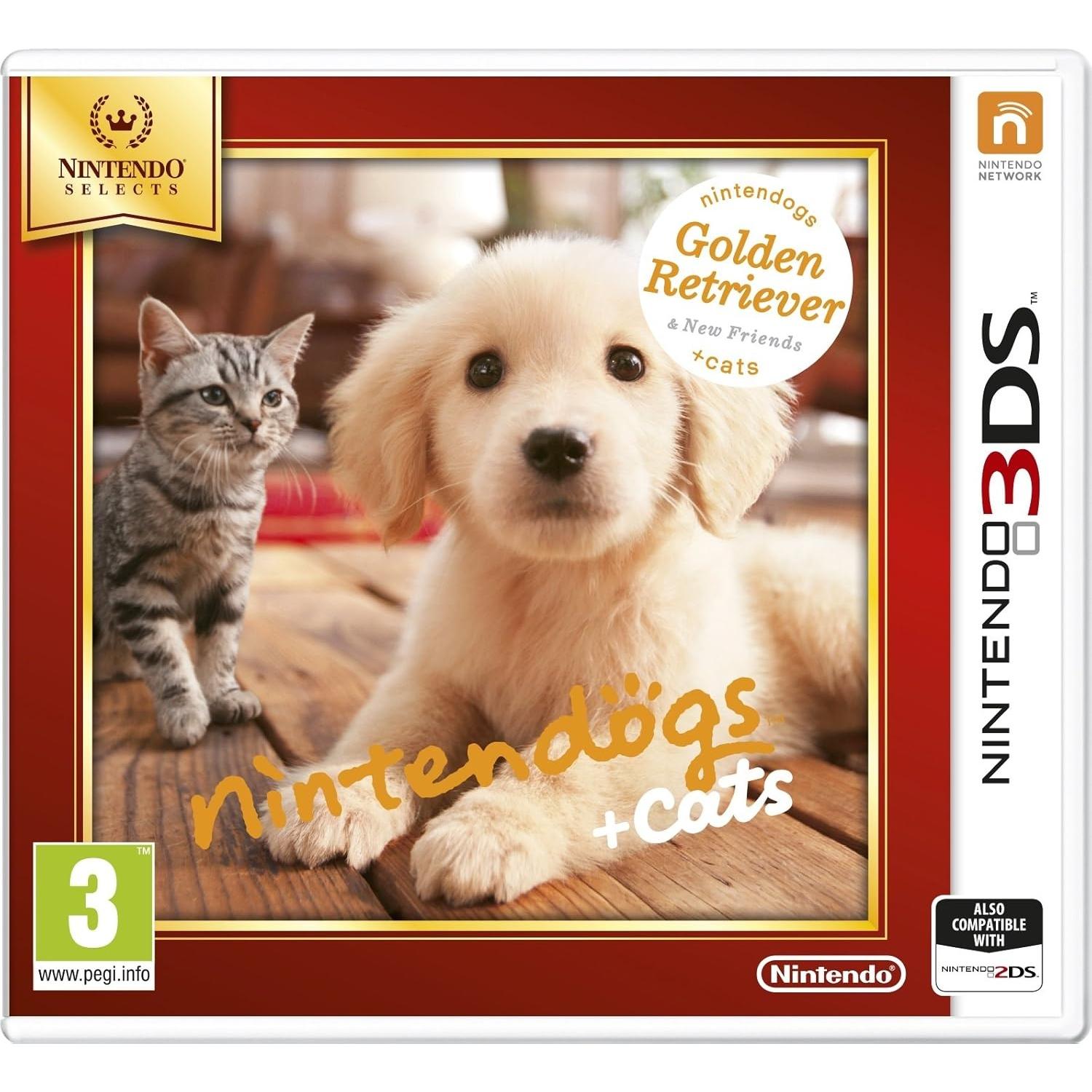 Nintendogs and Cats 3D: Golden Retriever (Select) Juego para Consola Nintendo 3DS