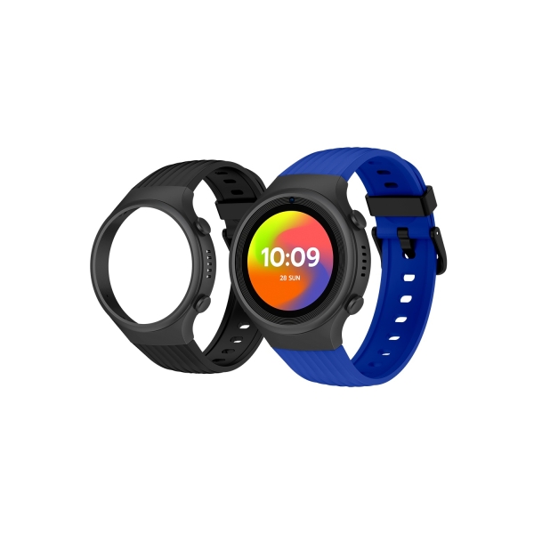 Spc smartee 4g junior reloj smartwatch pantalla redonda 1.2” - 4g - localizacion gps - modo colegio - zonas de seguridad - resistencia ip68 - color azul