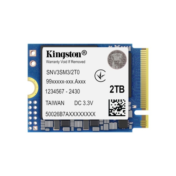Kingston nv3 disco duro solido ssd m2 2230 2tb pcie 4.0 nvme 3d nand