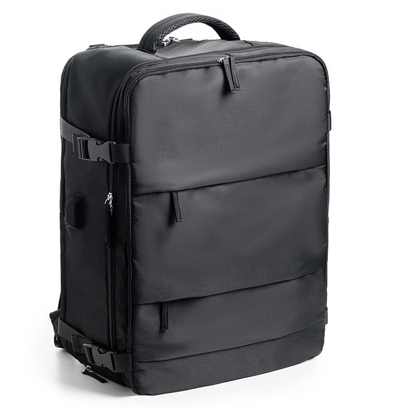 Travel Backpack for Women Men Waterproof Laptop Backpack Airlines Approved Personal Item Backpack Bag Computer Bookbag for Business, Work, Traveling Fits 15.6 Inch Laptop(Black Zipper)