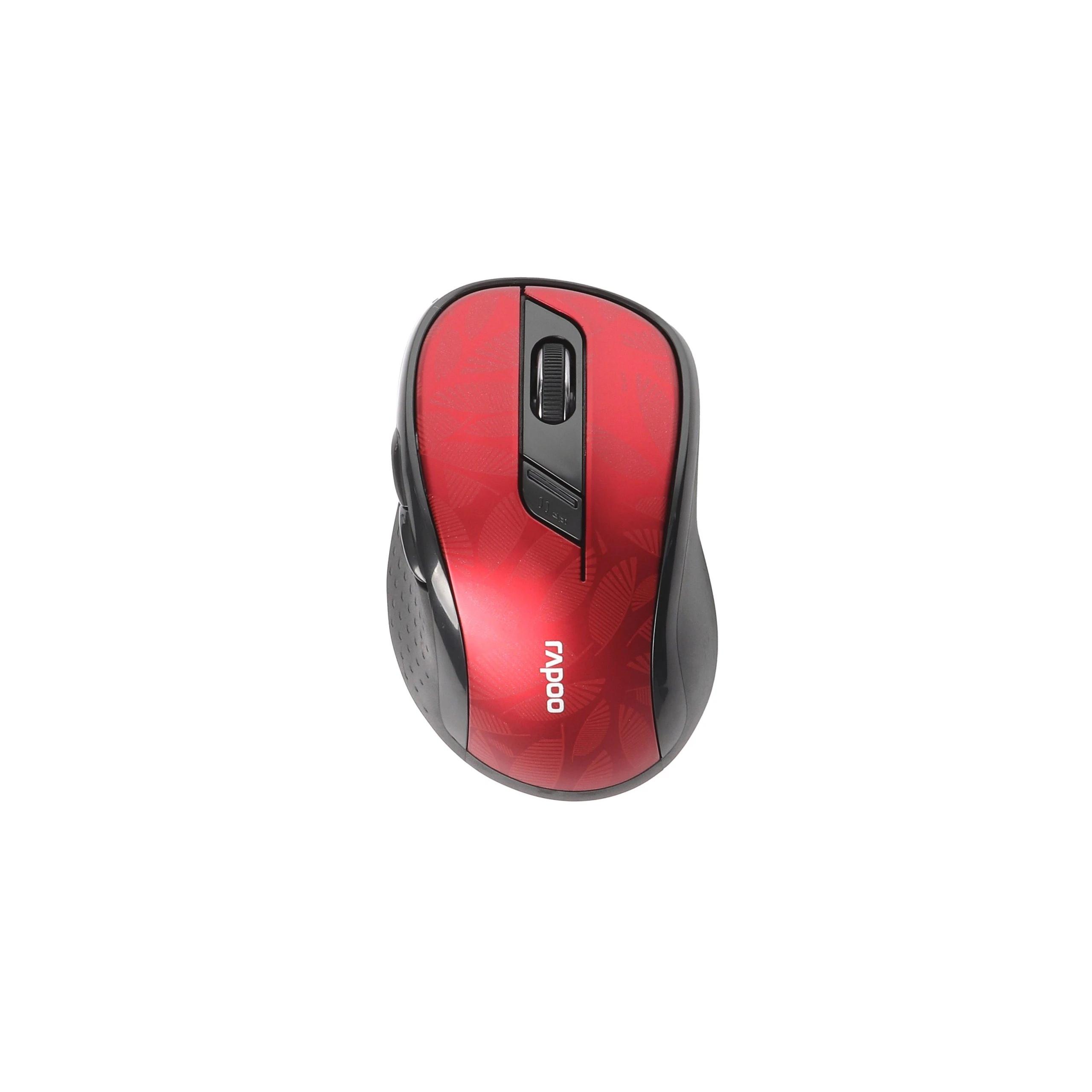Ratón Óptico 1600 DPI Rapoo 18589  | Rojo