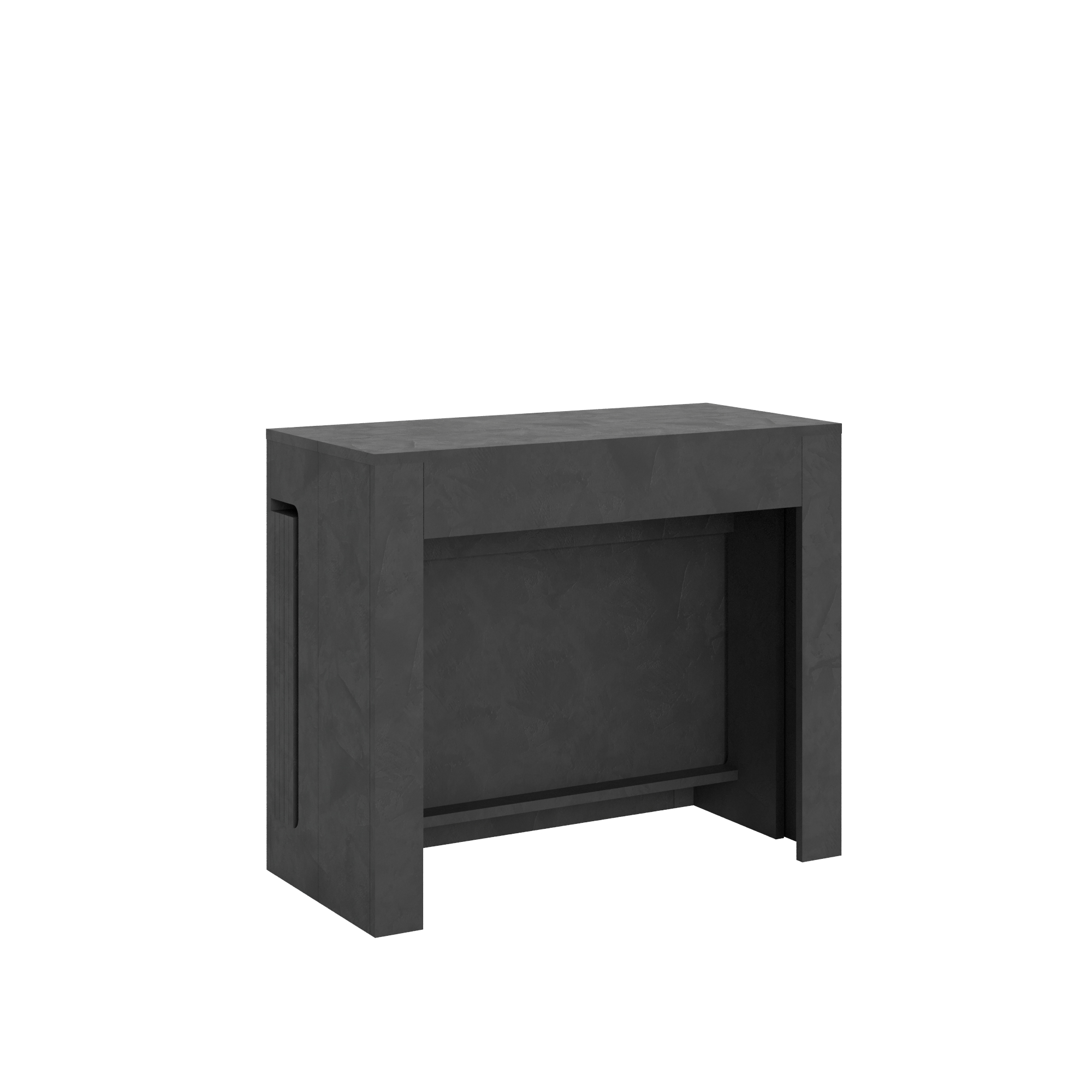 Consola extensible 90x42/302 cm Evolve Antracita Espátula - Itamoby