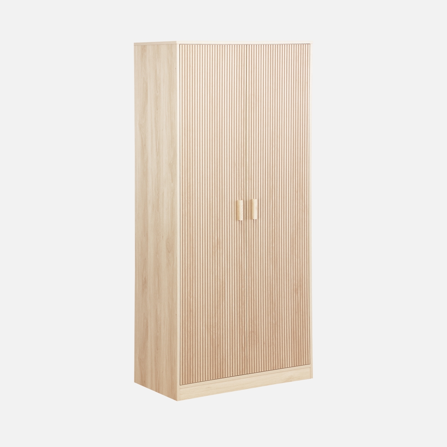 sweeek - Vestidor, armario de dos puertas , Linear , 80x48x180