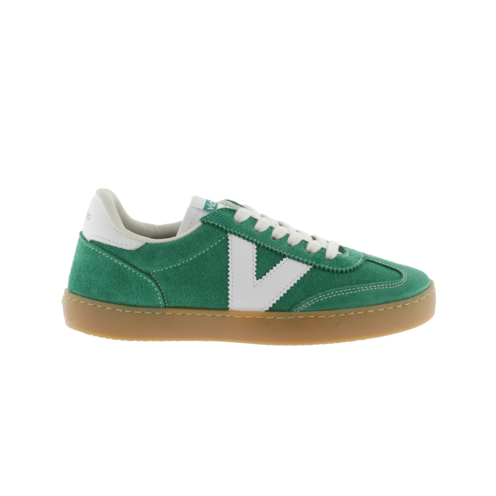 Victoria Berlín Ciclista Zapatillas de serraje con piezas en contraste y suela caramelo 1126212